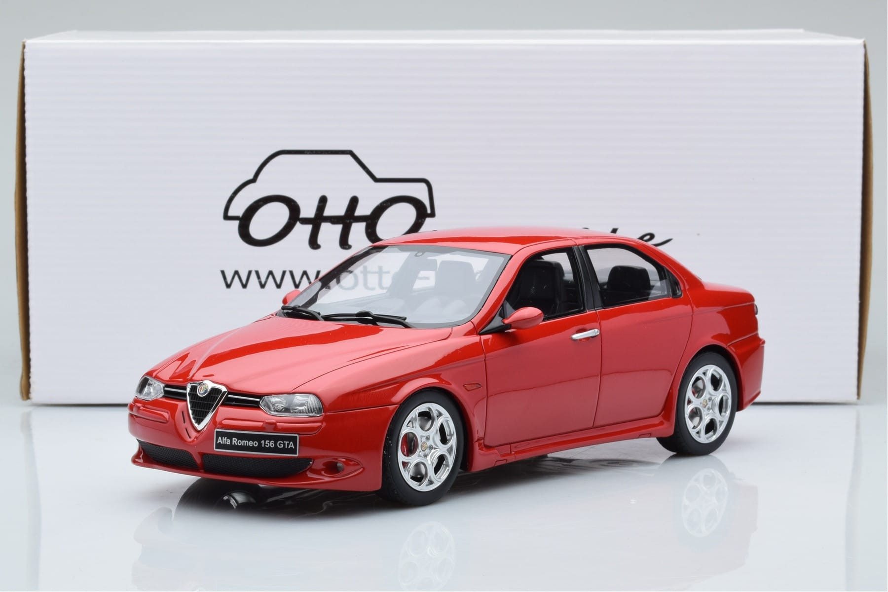 Alfa Romeo 156 GTA Rot Otto 1:18 OT1017 Resin — Bild 6 von 6