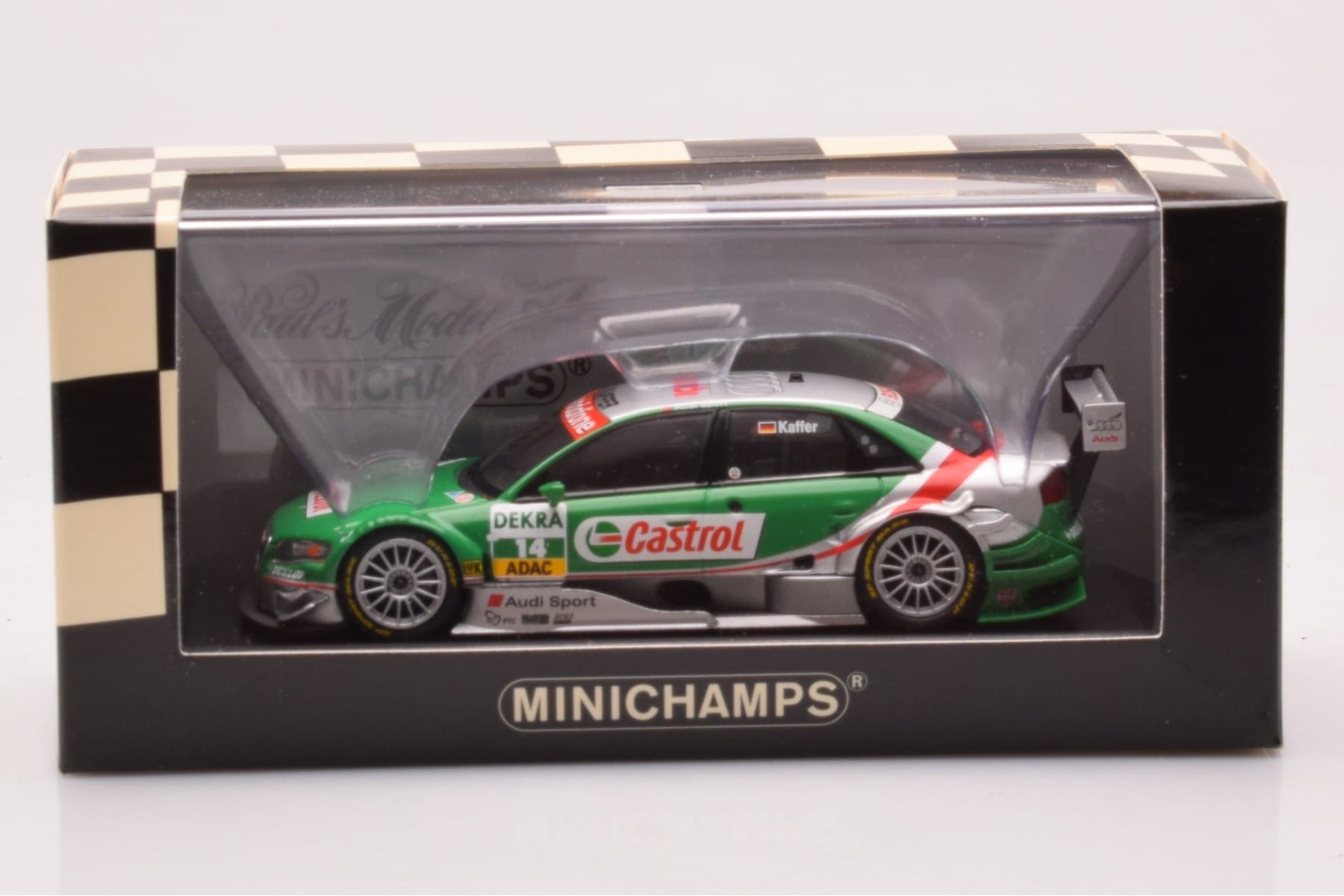 Audi A4 B7 DTM Team Phoenix #14 F. Kaffer DTM 2006 Minichamps 1:43 400061514 Druckguss — Bild 4 von 4