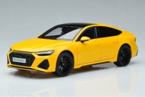 Audi RS7 C8 Sportback Gelb Vossen Rims Limitierte Auflage Kengfai 1:18 VAKF 0335 Druckguss