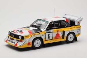 Audi Sport Quattro S1 E2 #6 H. Mikkola / A. Hertz Rally 1000 Lakes 1985 IXO 1:18 18RMC161B