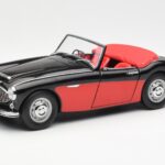Austin-Healey 3000 Mk I Spider Schwarz Rot Kyosho 1:18 08141KR