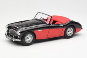 Austin-Healey 3000 Mk I Spider Schwarz Rot Kyosho 1:18 08141KR