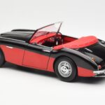 Austin-Healey 3000 Mk I Spider Schwarz Rot Kyosho 1:18 08141KR - image 7 of 8