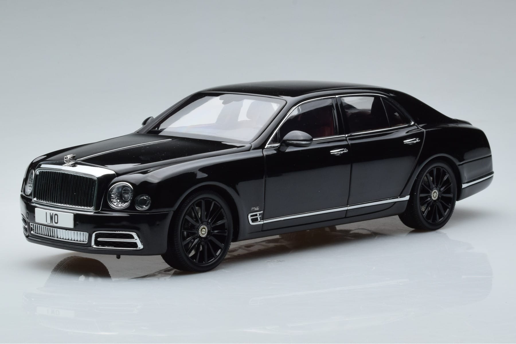 Bentley Mulsanne W.O. Edition By Mulliner Schwarz Almost Real 1:18 830508 Druckguss
