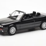 BMW 325i E30 Cabriolet Schwarz Metallic Norev 1:18