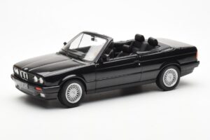 BMW 325i E30 Cabriolet Schwarz Metallic Norev 1:18