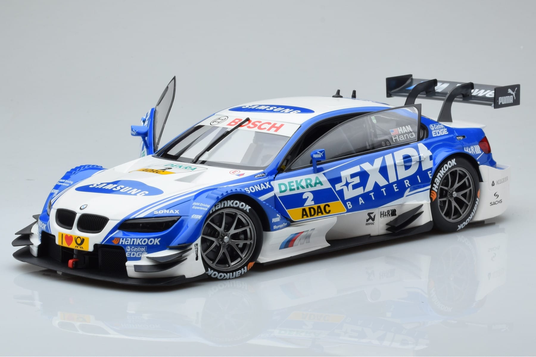 BMW M3 #2 BMW Team RMG A.J. Hand DTM 2012 Minichamps 1:18 100122202 Druckguss — Bild 2 von 8
