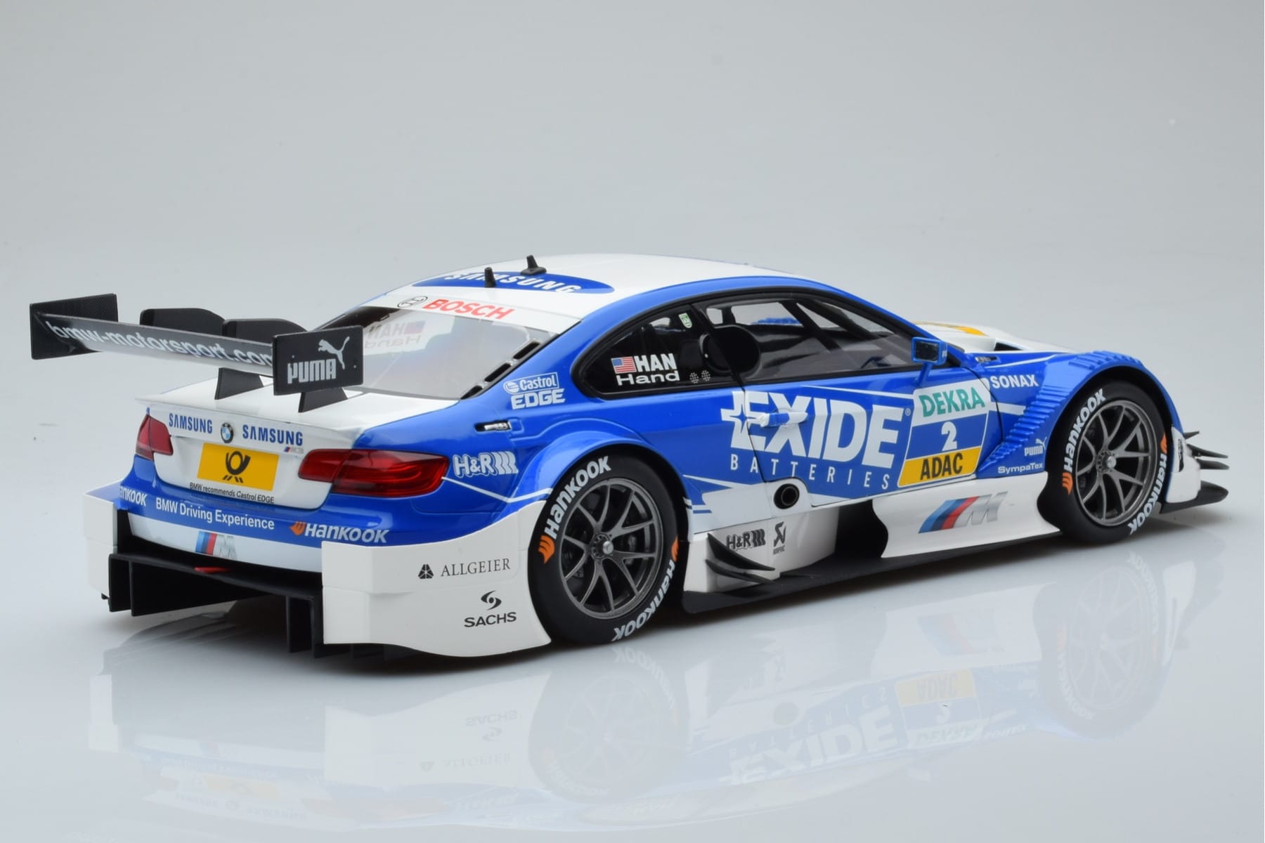 BMW M3 #2 BMW Team RMG A.J. Hand DTM 2012 Minichamps 1:18 100122202 Druckguss — Bild 3 von 8