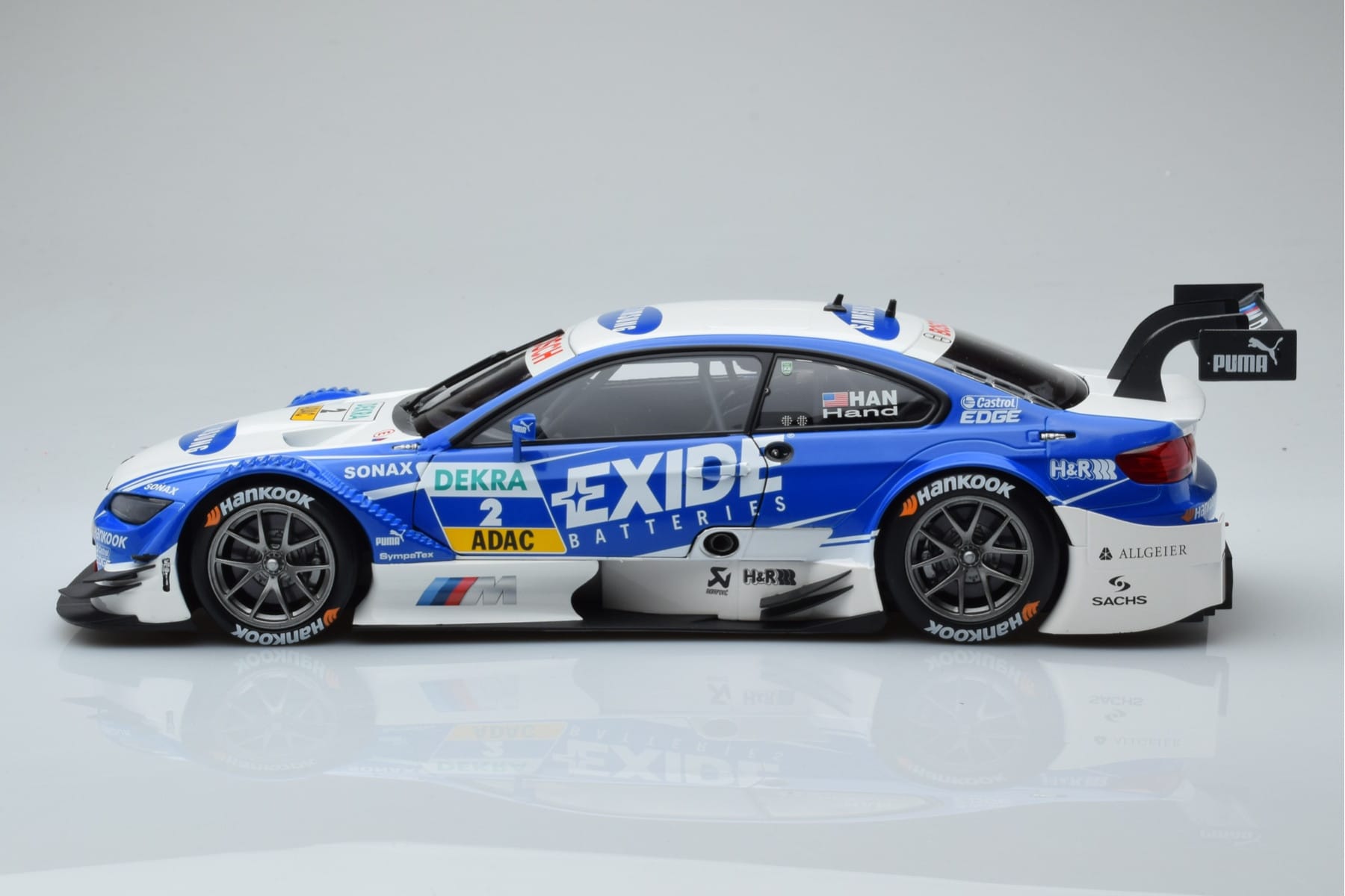 BMW M3 #2 BMW Team RMG A.J. Hand DTM 2012 Minichamps 1:18 100122202 Druckguss — Bild 4 von 8