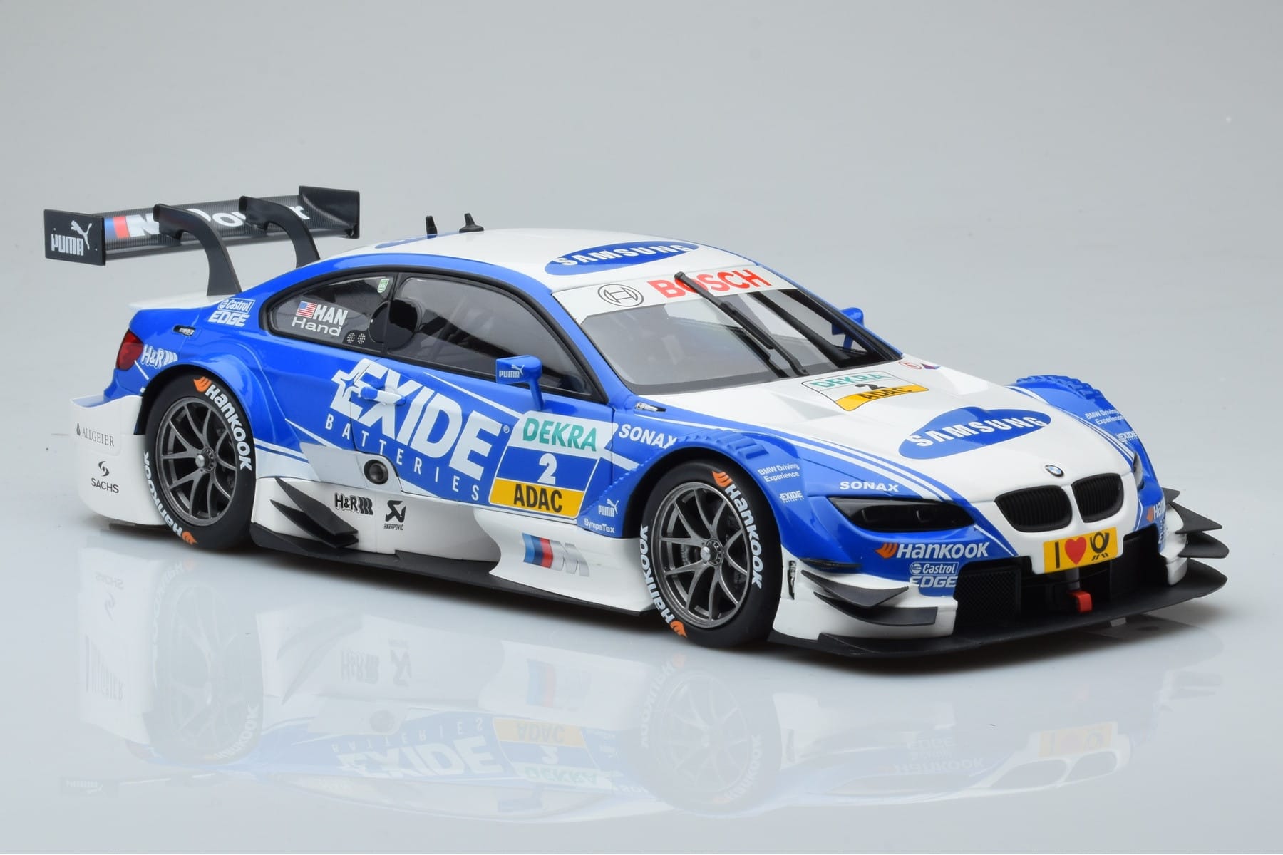 BMW M3 #2 BMW Team RMG A.J. Hand DTM 2012 Minichamps 1:18 100122202 Druckguss — Bild 5 von 8