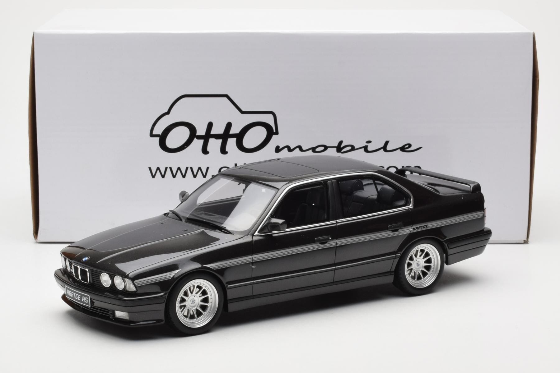 BMW M5 E34 Hartge H5 V12 Diamond Schwarz Metallic Otto 1:18 OT362 Resin — Bild 6 von 6
