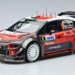 Citroen C3 WRC #9 S. Lefebvre / G. Moreau Tour de Corse 2017 Norev 1:18 181633 Druckguss
