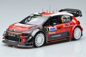 Citroen C3 WRC #9 S. Lefebvre / G. Moreau Tour de Corse 2017 Norev 1:18 181633 Druckguss