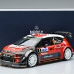 Citroen C3 WRC #9 S. Lefebvre / G. Moreau Tour de Corse 2017 Norev 1:18 181633 Druckguss - image 6 of 6