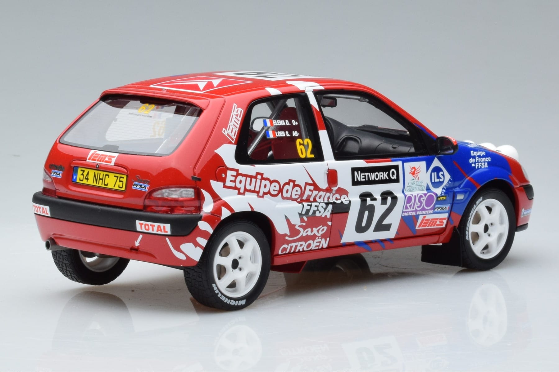 Citroen Saxo VTS Rally RAC 2000 Otto 1:18 OT978 Resin — Bild 2 von 6