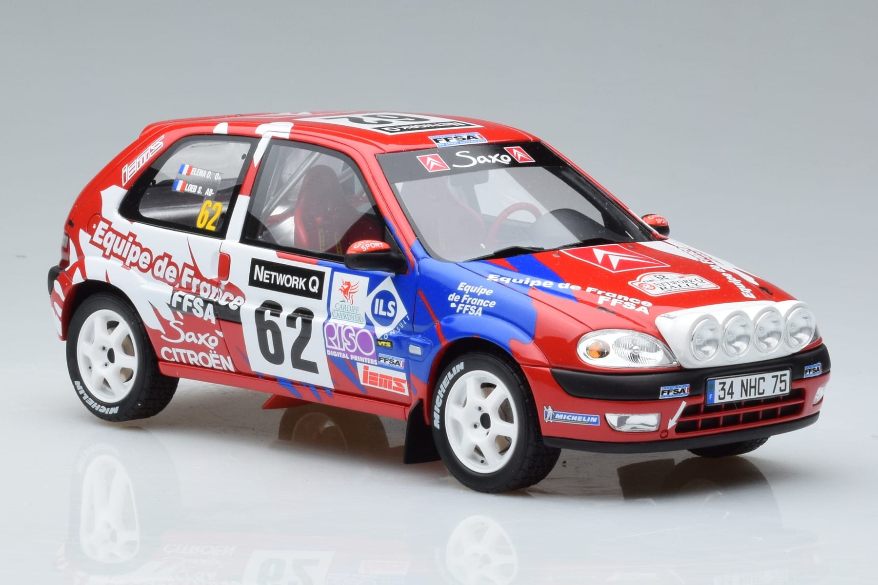 Citroen Saxo VTS Rally RAC 2000 Otto 1:18 OT978 Resin — Bild 4 von 6