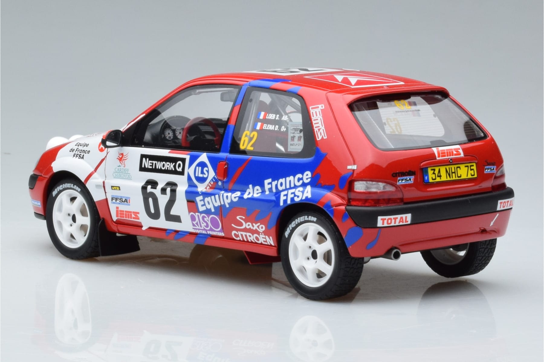 Citroen Saxo VTS Rally RAC 2000 Otto 1:18 OT978 Resin — Bild 5 von 6