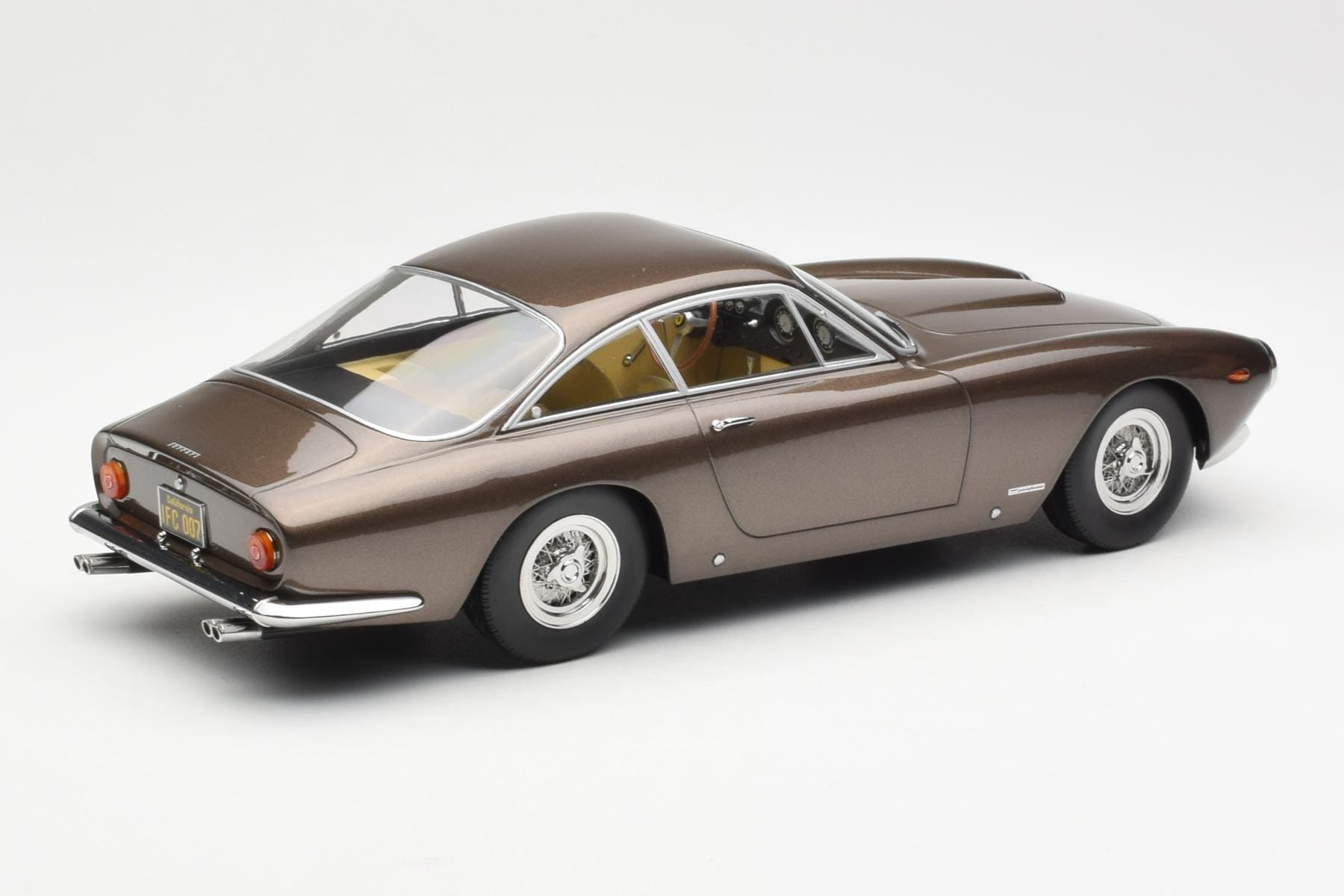 Ferrari 250 GT Lusso Braun Metallic KK-Scale 1:18 181023 Druckguss — Bild 2 von 6