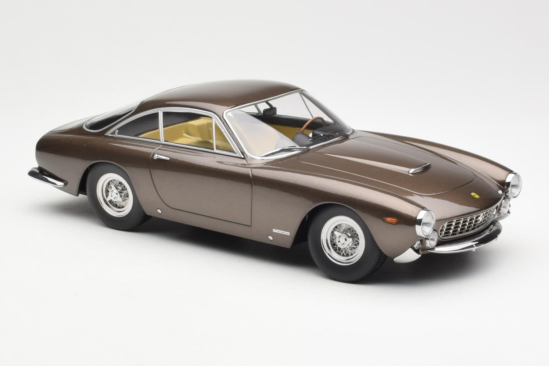 Ferrari 250 GT Lusso Braun Metallic KK-Scale 1:18 181023 Druckguss — Bild 4 von 6