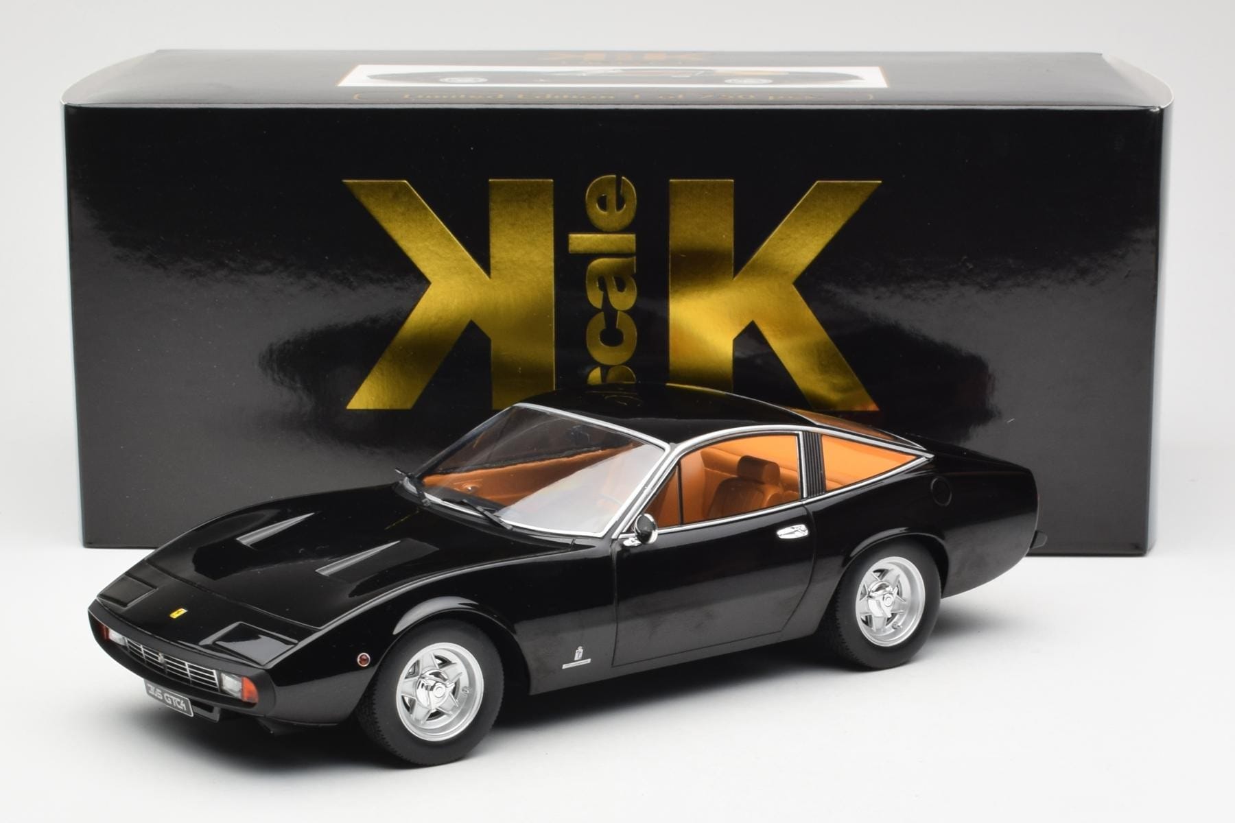 Ferrari 365 GTC4 Schwarz KK-Scale 1:18 180284 Druckguss — Bild 6 von 6