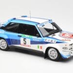 Fiat 131 Abarth #5 Team Fiat Works Rally Portugal 1980 Kyosho 1:18 08376A Druckguss - image 6 of 8