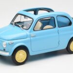 Fiat Nuova 500 Celeste Blau Kyosho 1:18 08966LB