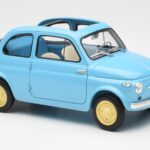 Fiat Nuova 500 Celeste Blau Kyosho 1:18 08966LB - image 6 of 8