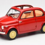 Fiat Nuova 500 Coral Rot Kyosho 1:18 08966R