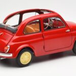 Fiat Nuova 500 Coral Rot Kyosho 1:18 08966R - image 3 of 8