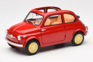 Fiat Nuova 500 Coral Rot Kyosho 1:18 08966R