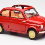Fiat Nuova 500 Coral Rot Kyosho 1:18 08966R - image 6 of 8
