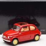 Fiat Nuova 500 Coral Rot Kyosho 1:18 08966R - image 8 of 8