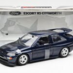 Ford Escort RS Cosworth Blau Metallic UT Models 1:18 180082101-R1 - image 2 of 6
