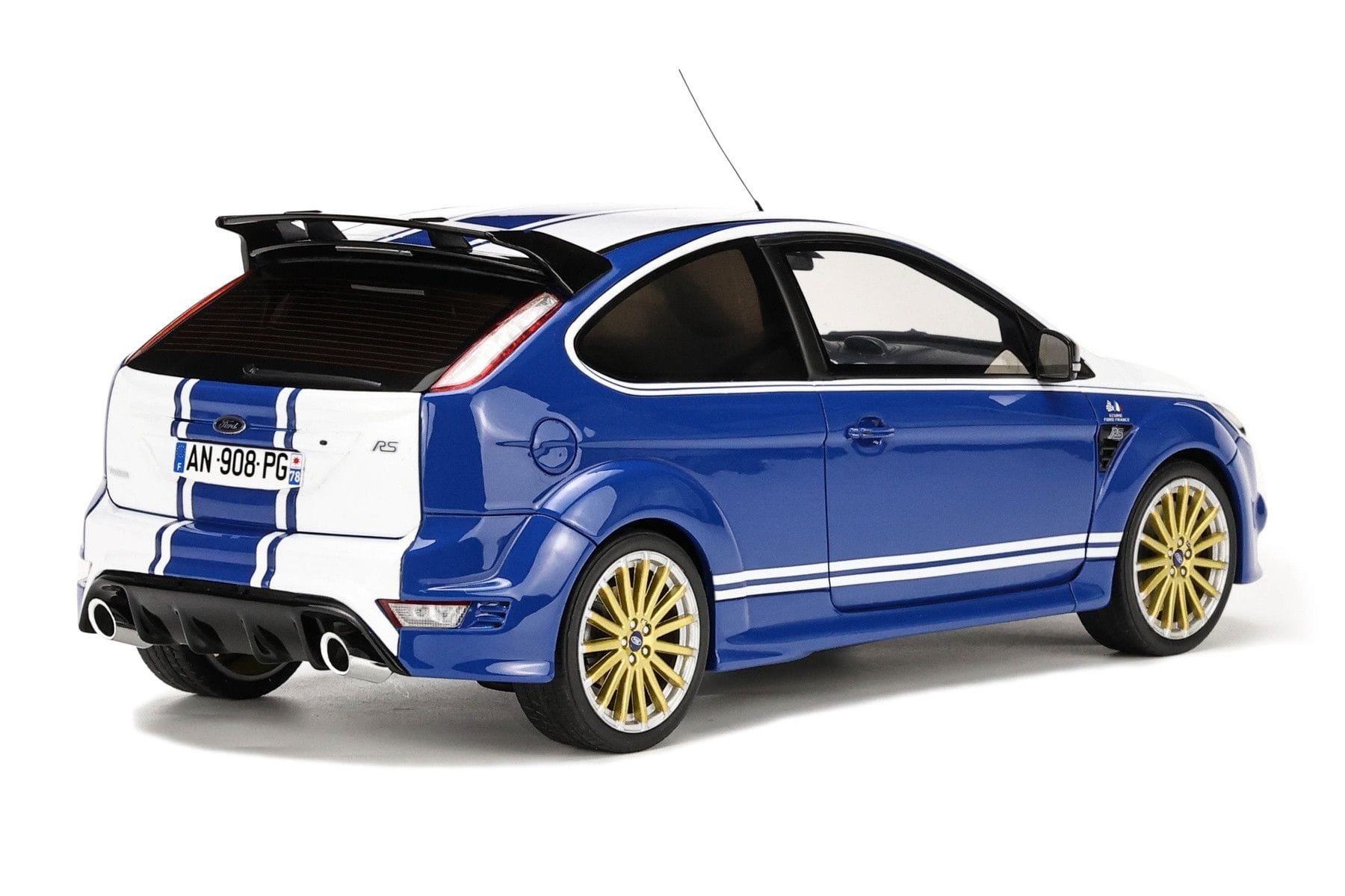 Ford Focus RS Mk2 Le Mans Blau Otto 1:18 OT1010 Resin — Bild 2 von 5