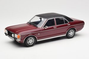 Ford Granada Mk1 Metallic Dunkelrot Matt Schwarz MCG 1:18 MCG18393
