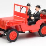 Jeep Willys Tintin 2 Figuren UT Models 1:18
