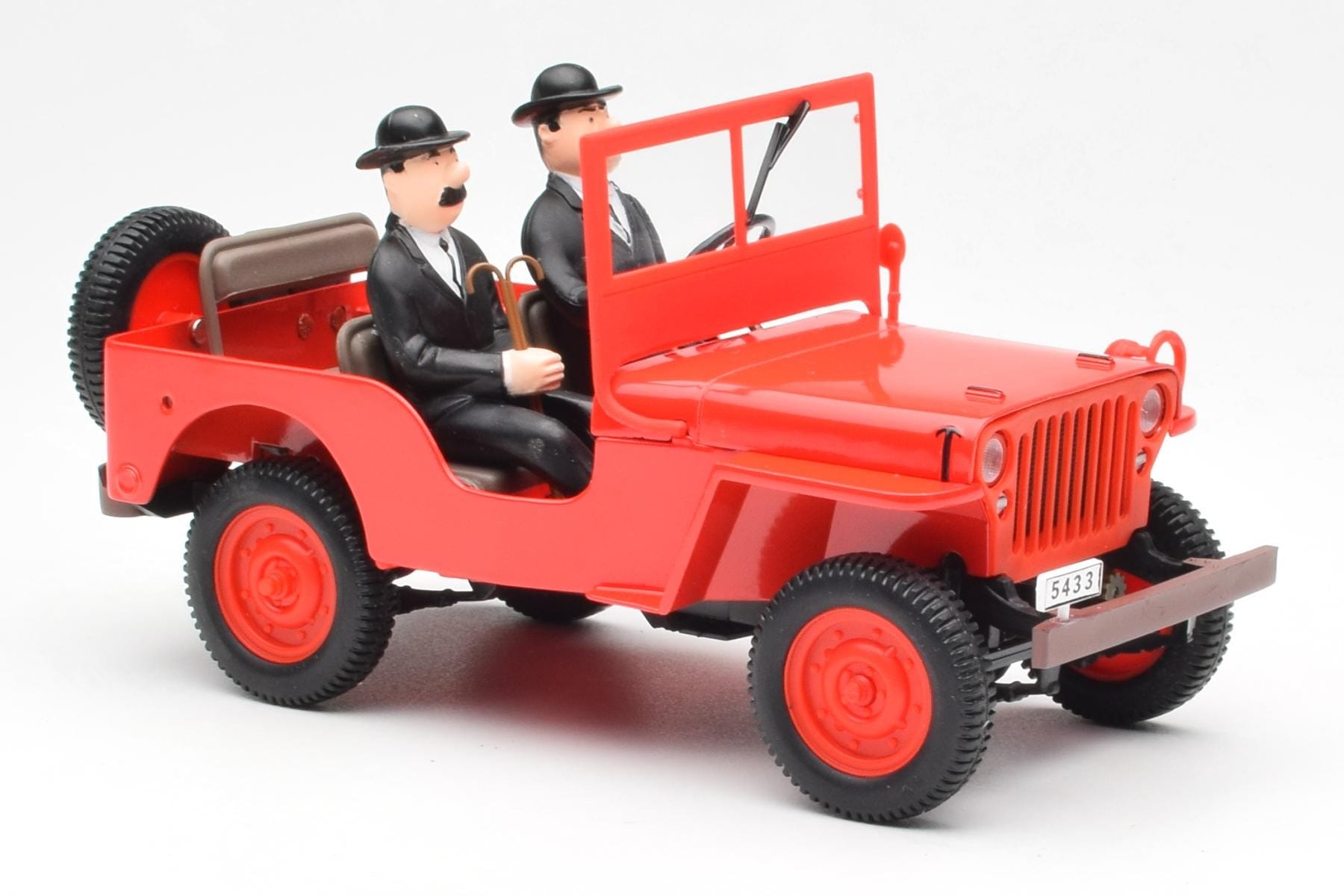 Jeep Willys Tintin 2 Figuren UT Models 1:18 180150000 Druckguss — Bild 4 von 6