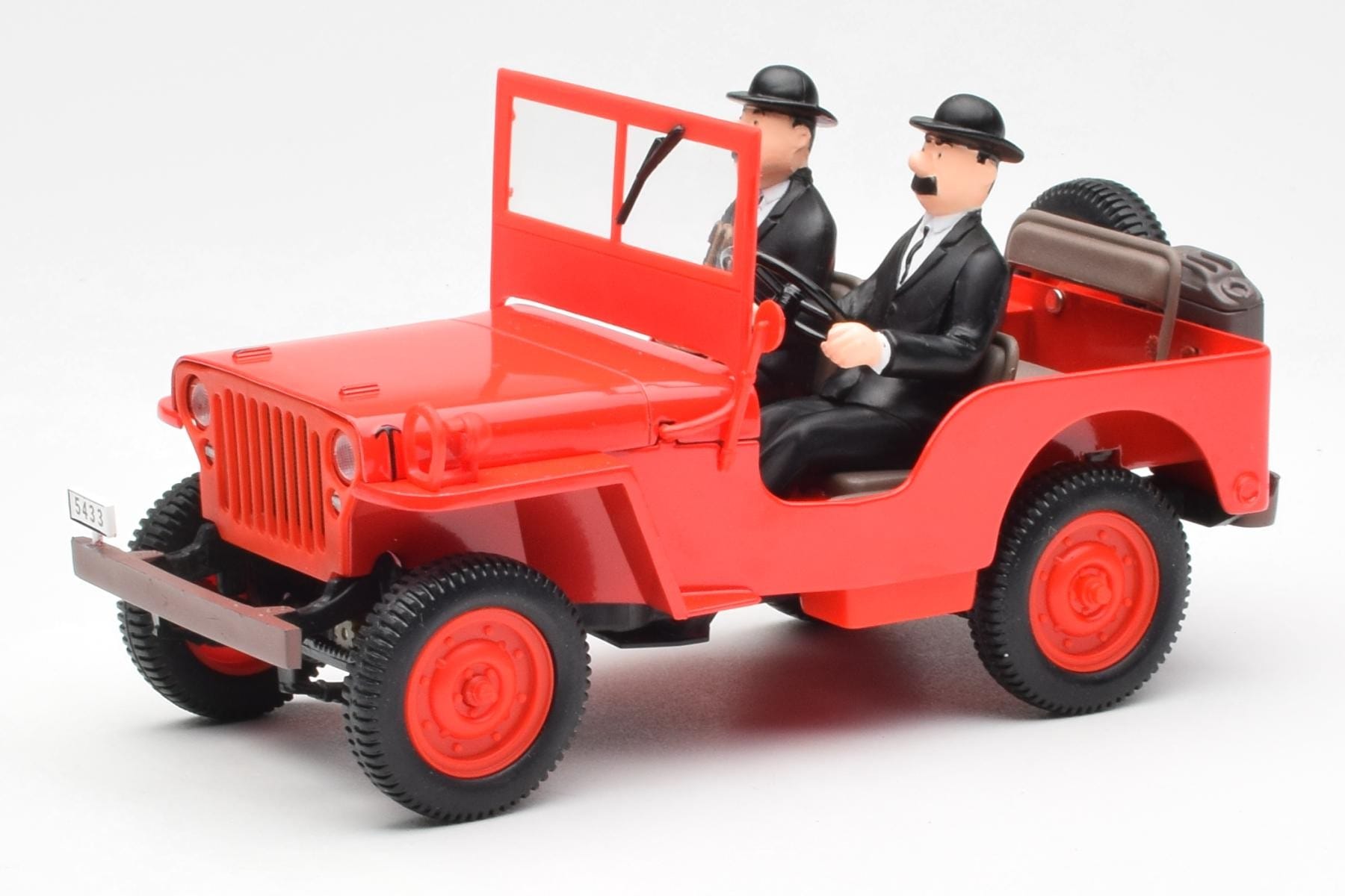 Jeep Willys Tintin 2 Figuren UT Models 1:18 180150000 Druckguss
