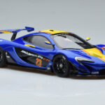 McLaren P1 GTR Blau Mit Gelben Streifen AUTOart 1:18 - image 5 of 7