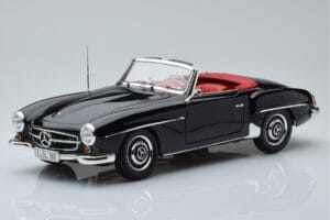 Mercedes 190 SL W121 Cabriolet Schwarz Minichamps 1:18 100037030