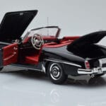 Mercedes 190 SL W121 Cabriolet Schwarz Minichamps 1:18 - image 7 of 8