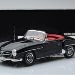 Mercedes 190 SL W121 Cabriolet Schwarz Minichamps 1:18 - image 8 of 8