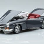 Mercedes 190 SL W121 Roadster Grau Norev 1:18 183402 Druckguss - image 2 of 8