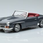 Mercedes 190 SL W121 Roadster Grau Norev 1:18 183402 Druckguss