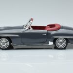 Mercedes 190 SL W121 Roadster Grau Norev 1:18 183402 Druckguss - image 4 of 8