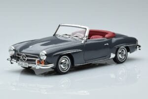 Mercedes 190 SL W121 Roadster Grau Norev 1:18 183402 Druckguss