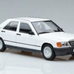 Mercedes 190 E W201 Weiß Norev 1:18 183820 Druckguss - image 5 of 7