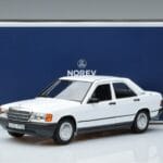Mercedes 190 E W201 Weiß Norev 1:18 183820 Druckguss - image 7 of 7