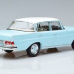 Mercedes 220 S W111 Blau Norev 1:18 183920 Druckguss - image 3 of 7
