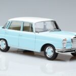 Mercedes 220 S W111 Blau Norev 1:18 183920 Druckguss - image 5 of 7